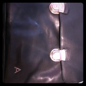 Leather computer bag